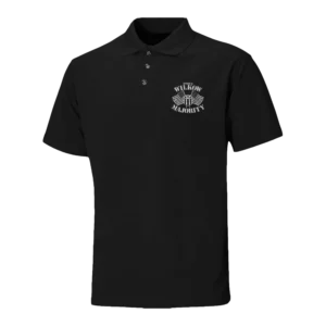 Wilkow-Majority-Logo-Polo-Black-Front