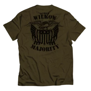 Wilkow Flag T-Shirt - Men's Short Sleeve Crew Neck