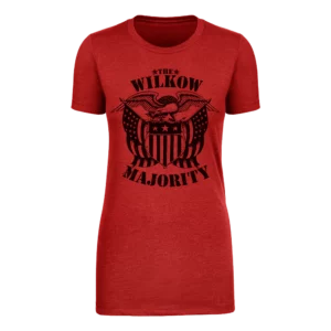 Wilkow Flag T-Shirt - Women's Short Sleeve Crew Neck